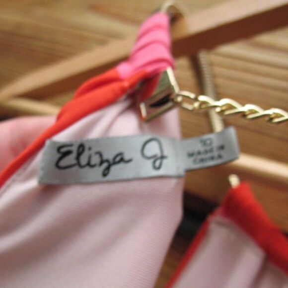 Eliza J Striped Maxi Dress 10 - Picture 8 of 9